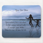 Beautiful Silhouette Mother & Daughter at Beach