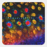 "Beautiful Skin, Brook Trout" by James Lady Square Stickers