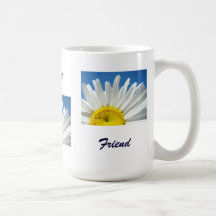 Beautiful Smart Friend coffee mugs Daisy Flowers