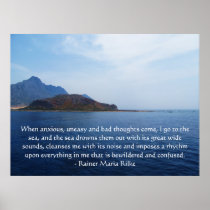 Beautiful Spiritual Quote OCEAN PICTURE POSTER