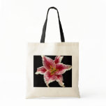 Beautiful Stargazer lily Canvas Bag