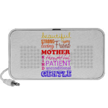 Beautiful, strong, friend, patient mother sistema de altavoz