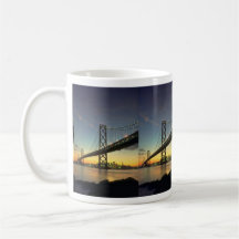 Beautiful Sunset: Bay Bridge, San Francisco, Calif Coffee Mug