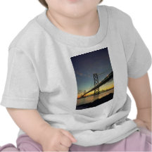 Beautiful Sunset: Bay Bridge, San Francisco, Calif Shirts