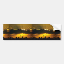 Beautiful Sunset: Calgary sunset, Alberta, Canada Bumper Stickers