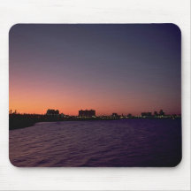 Beautiful Sunset: Corpus Christi, twighlight, Texa Mousepads