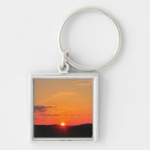 Beautiful sunset key chain