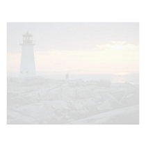 Beautiful Sunset: Peggy's Cove Light House, Nova S letterhead