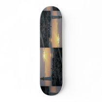 Beautiful Sunset: Peggy's Cove Light House, Nova S Skateboard