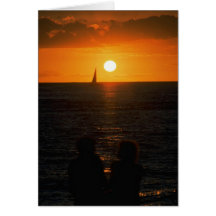 Beautiful Sunset: South Shore, Kaual, Hawaii Cards
