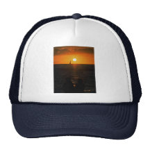 Beautiful Sunset: South Shore, Kaual, Hawaii Hat