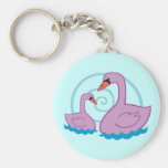 Beautiful Swans Key Chains