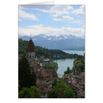 Beautiful Swiss Landscape Greeting Card