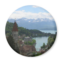 Beautiful Swiss Landscape Fridge Magnets