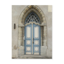 Beautiful Tallinn, Estonian Stone and Wood Doorway Post Card