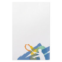 Beautiful Tennis Stationary / Letterhead Personalized Stationery