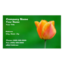 Beautiful Tulip Business Cards
