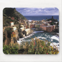 Beautiful Village of Vernazza in the Cinque Mousepad