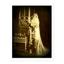 Beautiful Vintage Bride Post Card
