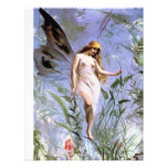 Beautiful Vintage Nature Fairy Personalized Announcements