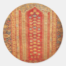 Beautiful Vintage Ottoman Era Islamic motif fabric Stickers