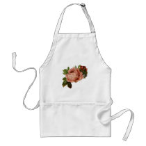 Beautiful Vintage Roses Apron