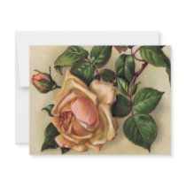 *Beautiful Vintage Roses* Custom Invite