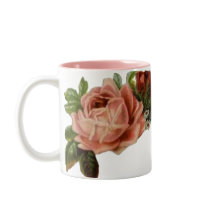 Beautiful Vintage Roses Coffee Mugs