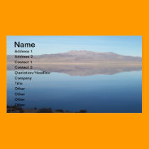 Beautiful Walker Lake business cards