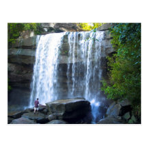 Beautiful  waterfall post card