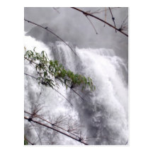 Beautiful  waterfall postcard