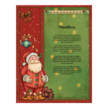 Beautiful, whimsical Christmas design Custom Letterhead