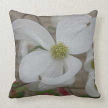 Beautiful White flower Pillow