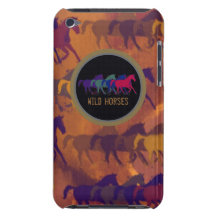 beautiful wild horses iPod Case-Mate cases