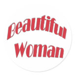 Beautiful Woman Stickers