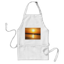 Beautiful Yellow Sunset 2 aprons