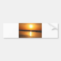 Beautiful Yellow Sunset 2 bumper stickers