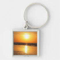Beautiful Yellow Sunset 2 keychains