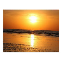 Beautiful Yellow Sunset 2 postcards