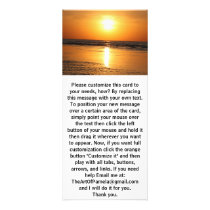 Beautiful Yellow Sunset 2 rack cards