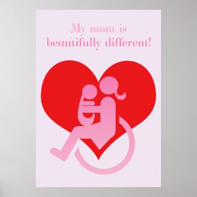 Beautifully different mom posterdrucke by inamar