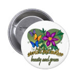 Beauty and Grace Button