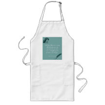 Beauty and Looks Quote Long Apron