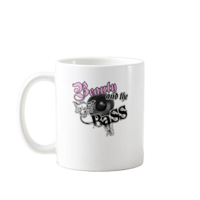 Beauty and the BASS Coffee Mug by dustyvinyldesign