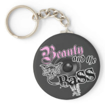 Beauty and the BASS Keychain