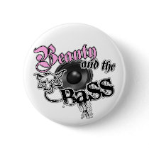 Beauty and the BASS Trance Electro techno Rave DJ Button