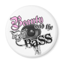 Beauty and the BASS Trance Electro techno Rave DJ Magnets