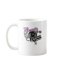 Beauty and the BASS Trance Electro techno Rave DJ Coffee Mug