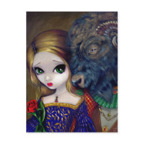 "Beauty and the Beast" Postcard