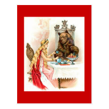 Beauty and The Beast Postcard